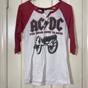AC/DC HALF SLEEVE T-SHIRT